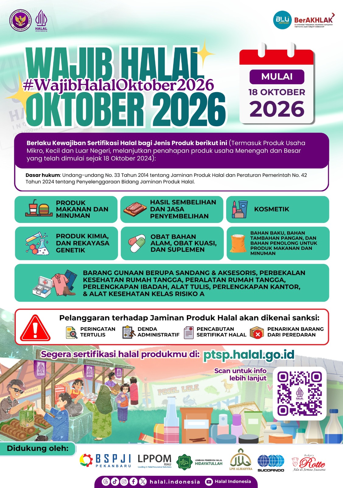 Wajib Halal Oktober 2026